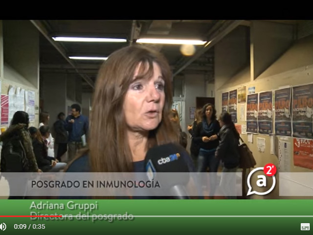 Dra. Adriana Gruppi, directora de la carrera de posgrado.